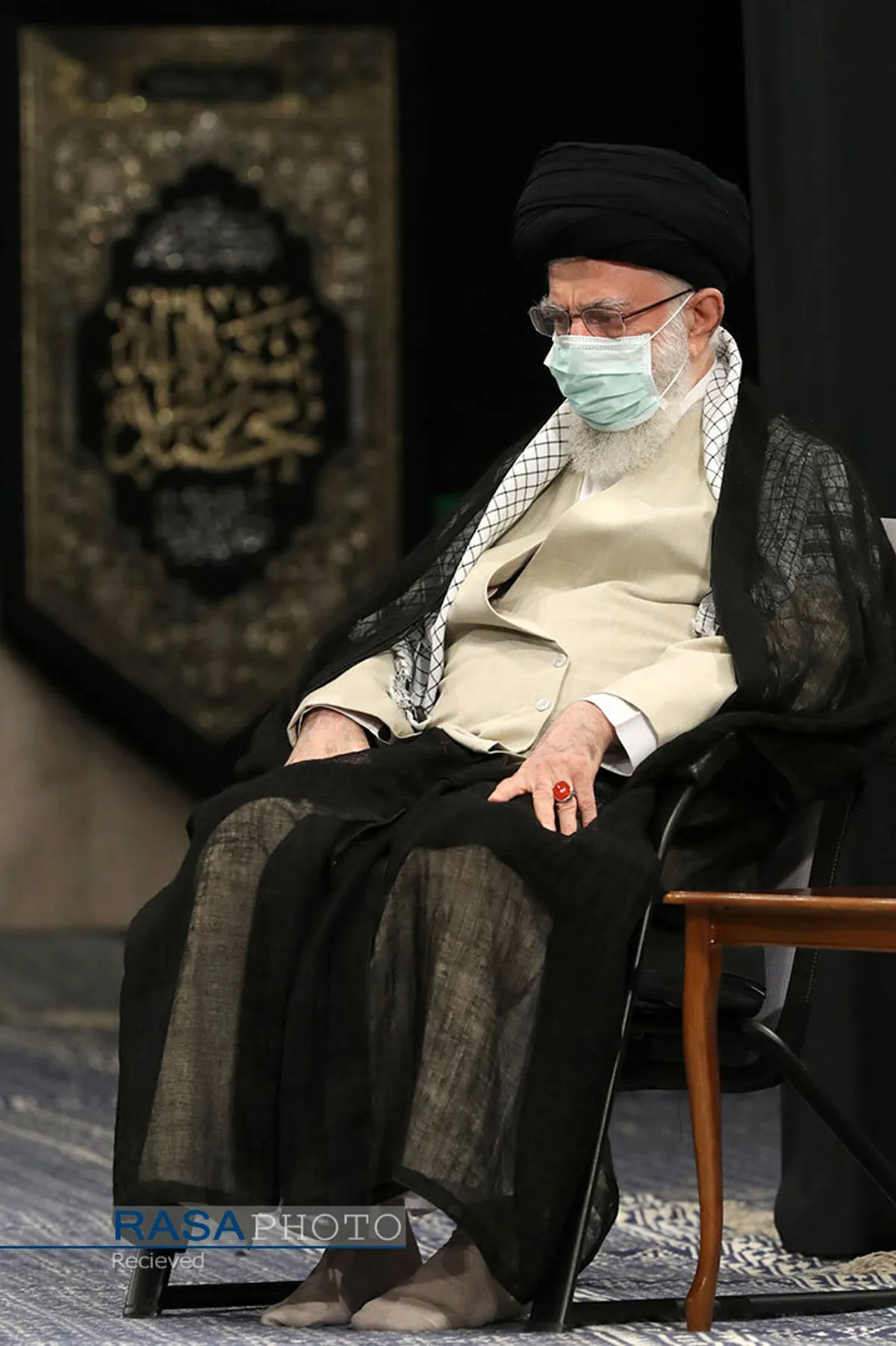 مراسم عزاداری شهادت امام رضا (ع) با حضور مقام معظم رهبری