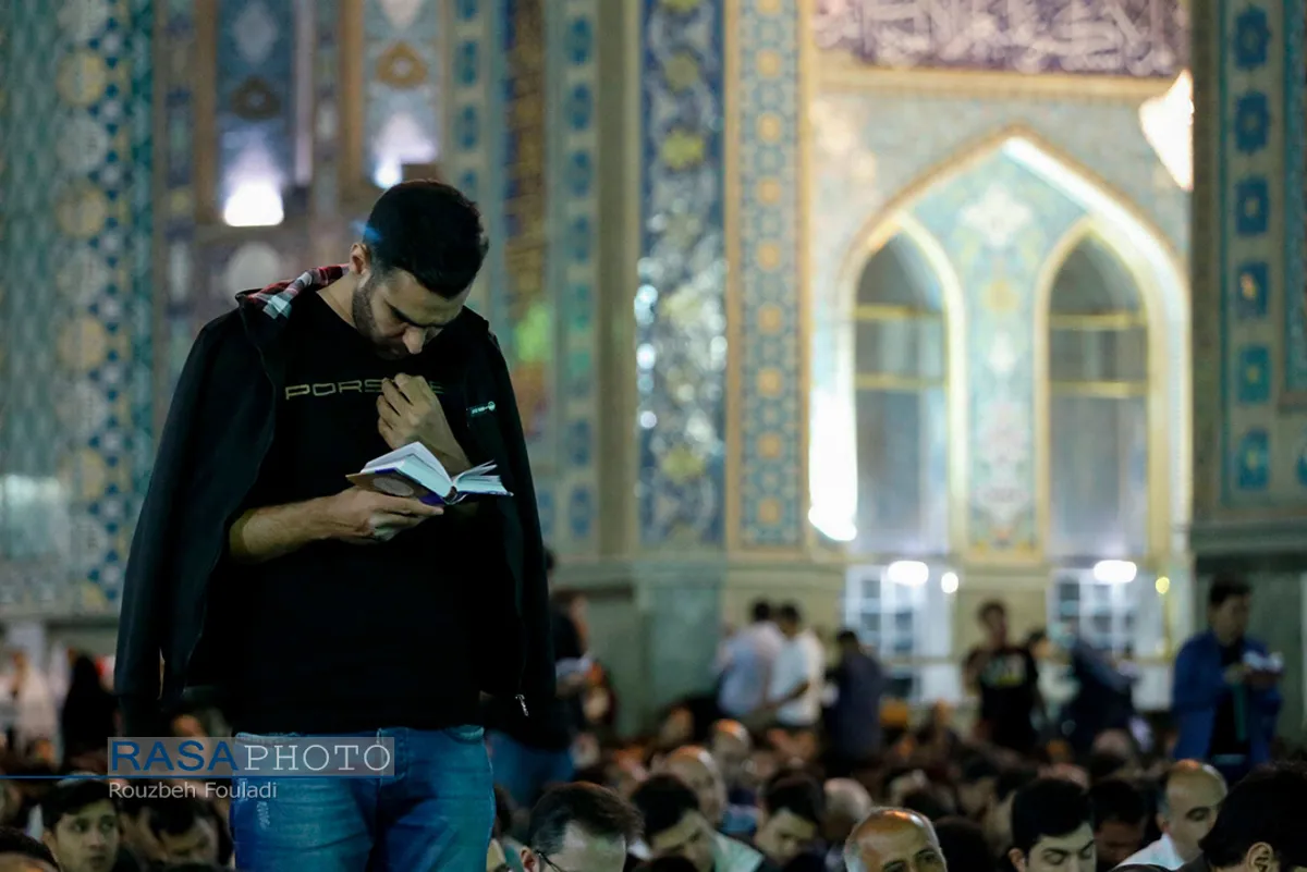 مراسم احیاء شب نوزدهم ماه مبارک رمضان در حرم امامزاده صالح تهران