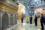 آیین سپاه پوش کردن ضریح مطهر حرم حضرت فاطمه معصومه (س)