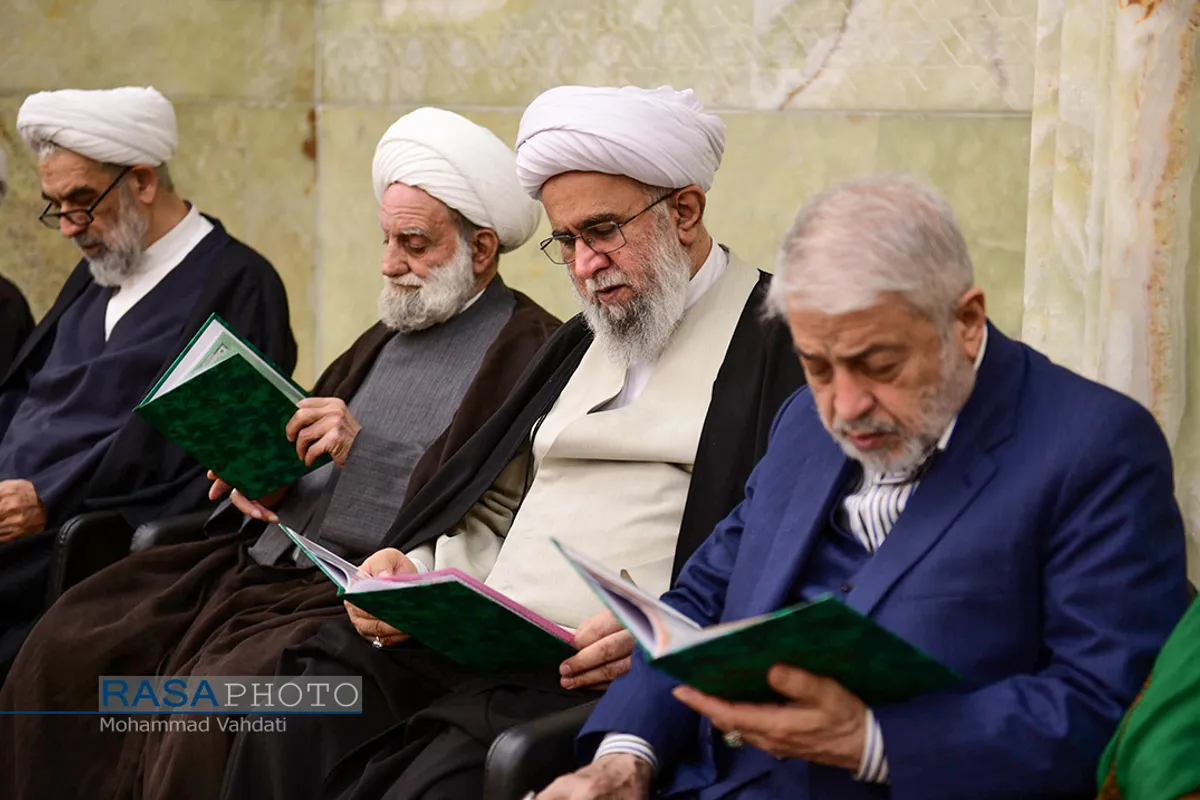 مراسم ختم همسر شهید آیت&zwnj;الله مطهری در قم