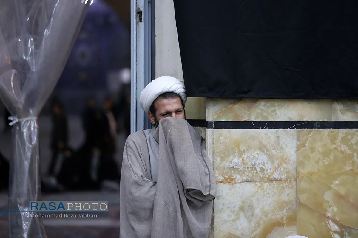 مراسم چهلمین روز رحلت مرحوم آیت الله هاشمی شاهرودی در مسجد اعظم قم