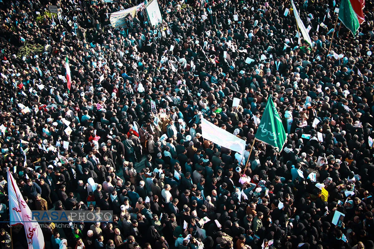 تشییع پیکر مطهر سردار سپهبد شهید حاج قاسم سلیمانی در اهواز