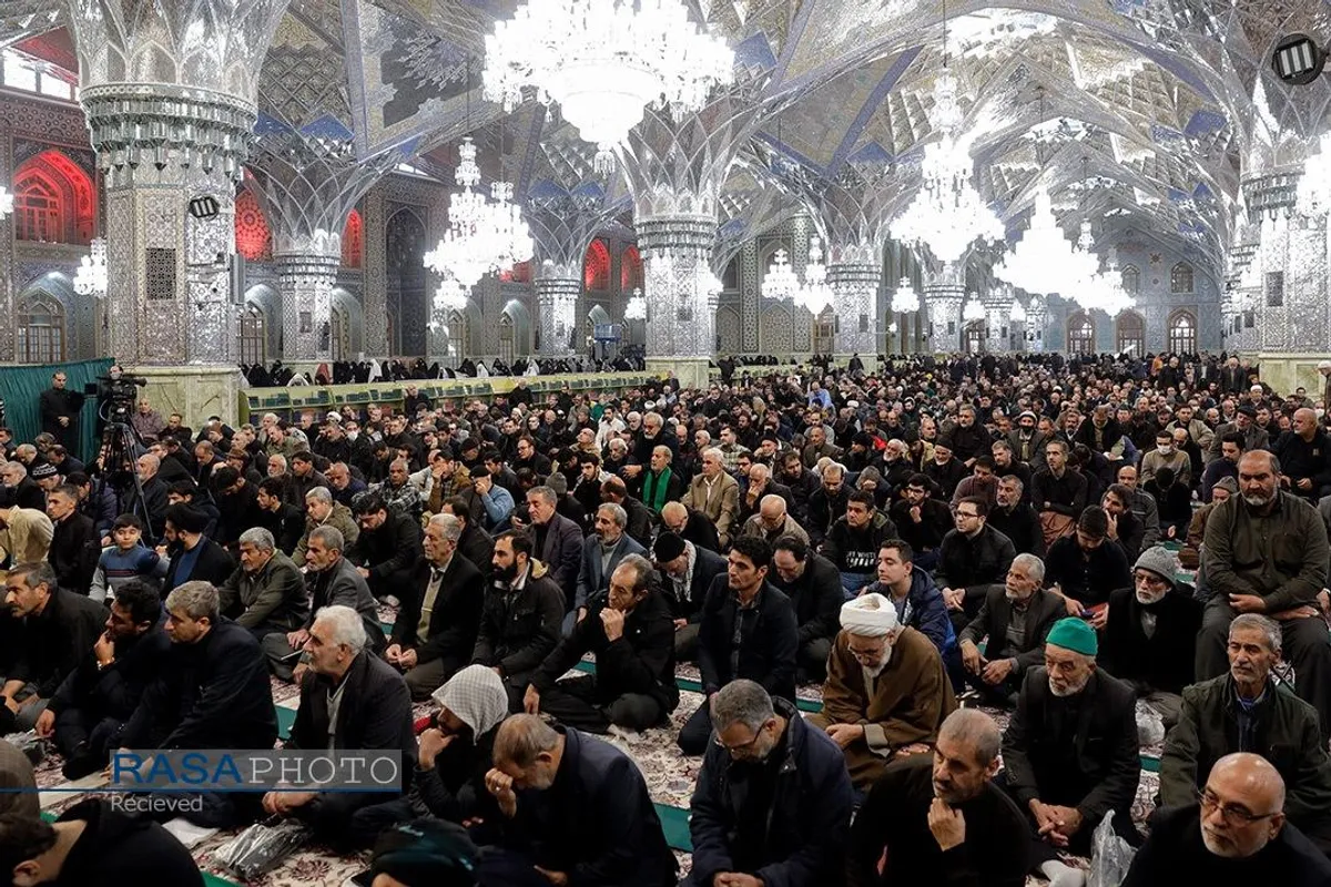عزاداری روز شهادت حضرت صدیقه کبری (سلام&zwnj;الله&zwnj;علیها) در حرم مطهر رضوی
