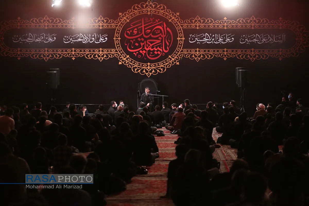 عزاداری دهه سوم محرم در حسینیه مرحوم آیت الله هاشمی شاهرودی