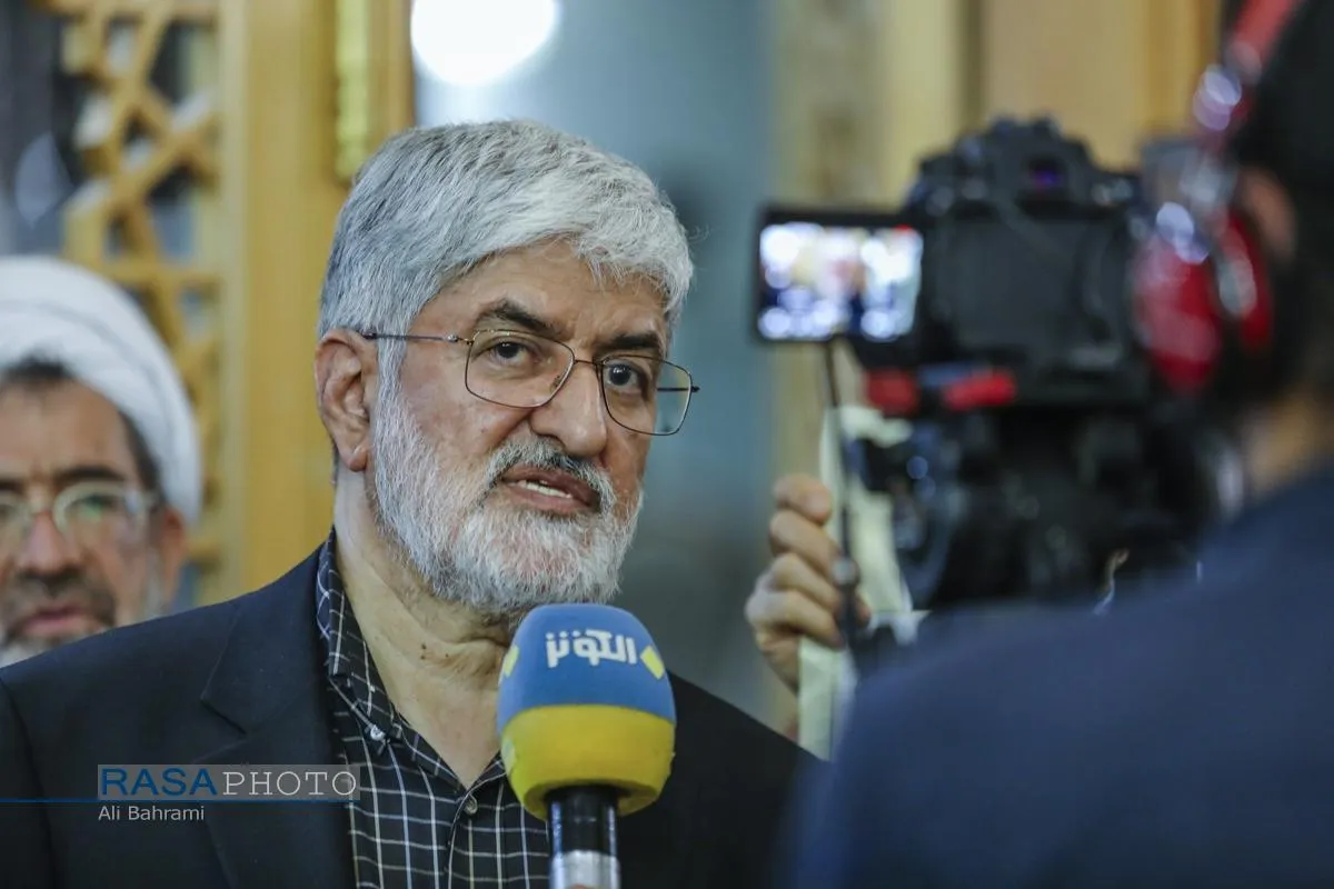 مراسم بزرگداشت چهلم شهیدان لاریجانی