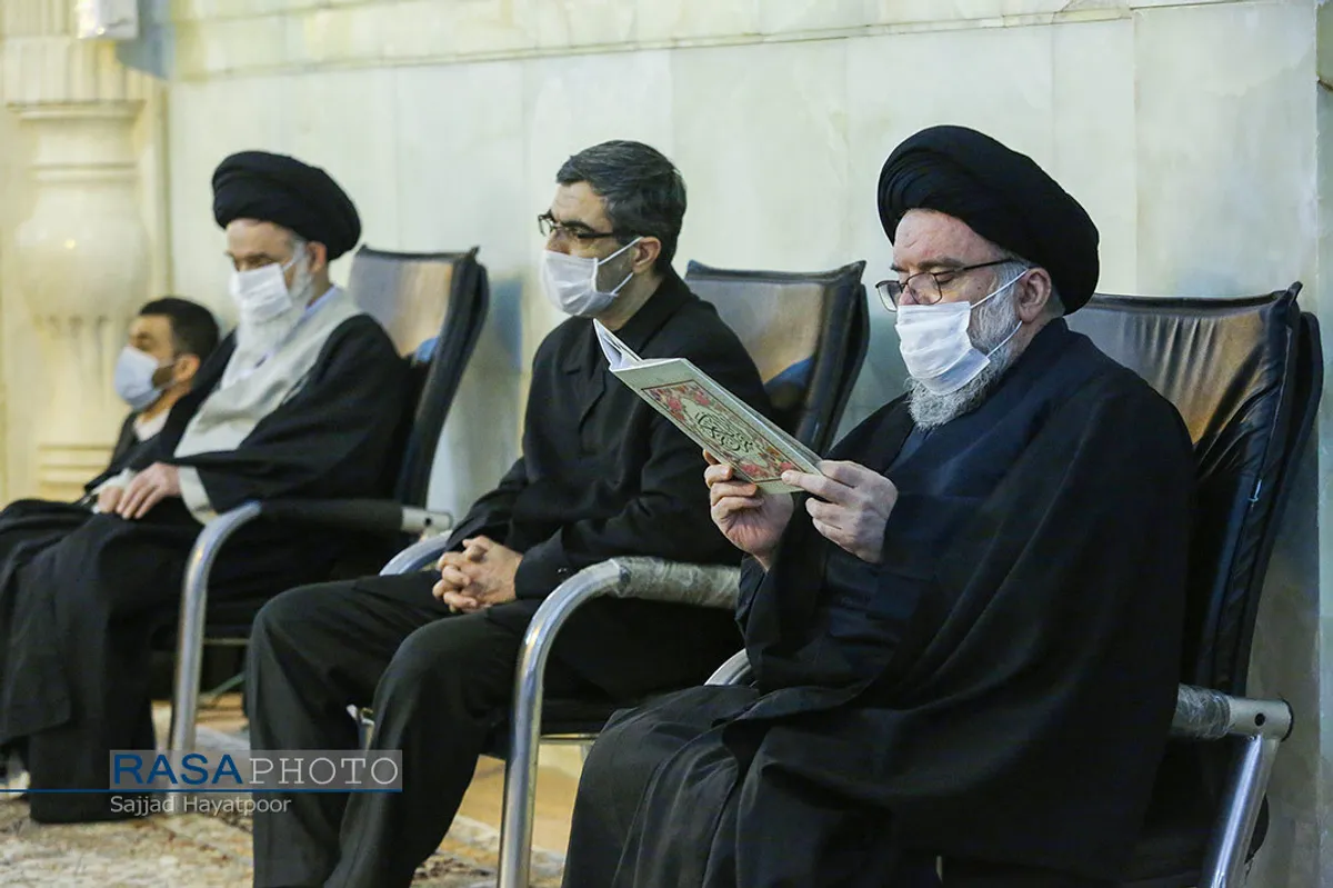 مراسم چهلمین روز درگذشت آیت الله محمدی یزدی