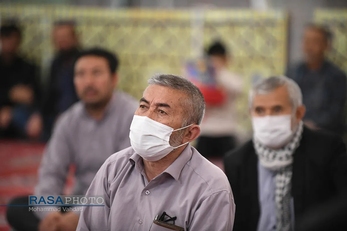 مراسم بزرگداشت شهدای حرم رضوی توسط مهاجرین افغانستانی
