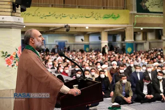 دیدار مداحان اهل&zwnj;بیت (علیهم&zwnj;السلام) با مقام معظم رهبری