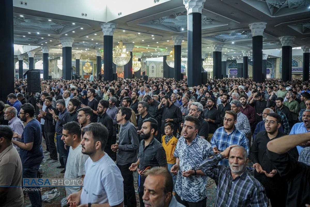 مراسم پر فیض دعای عرفه در مسجد مقدس جمکران