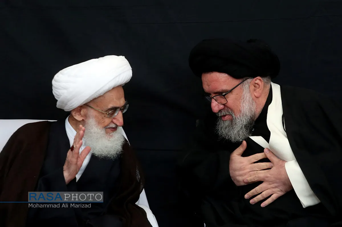عزاداری روز شهادت حضرت امام حسن عسکری (علیه السلام) با حضور مراجع تقلید در قم