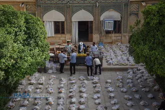 لبیک طلاب حوزه علمیه منصوریه شیراز&lrm; به فرمان مقام معظم رهبری