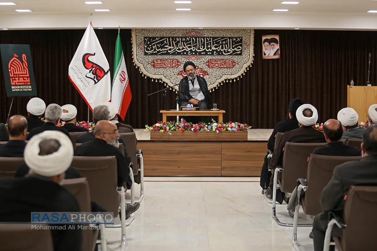آئین رونمایی از شعار اربعین با حضور حجت الاسلام والمسلمین نواب نماینده ولی&zwnj;فقیه در امور حج و زیارت