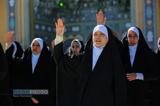اجرای ۱۰ هزار نفری سرود "سلام فرمانده۲" در مسجد مقدس جمکران