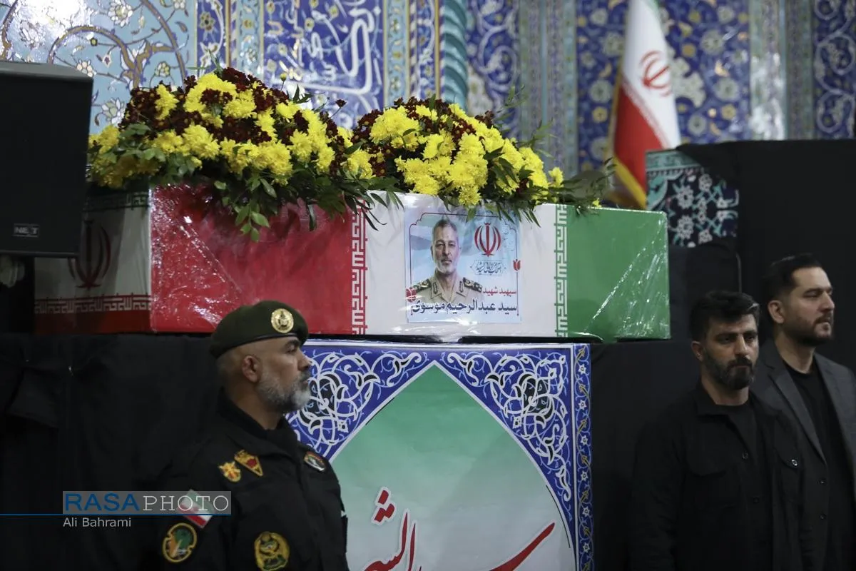 تشییع سپهبد شهید سید عبدالرحیم موسوی در قم