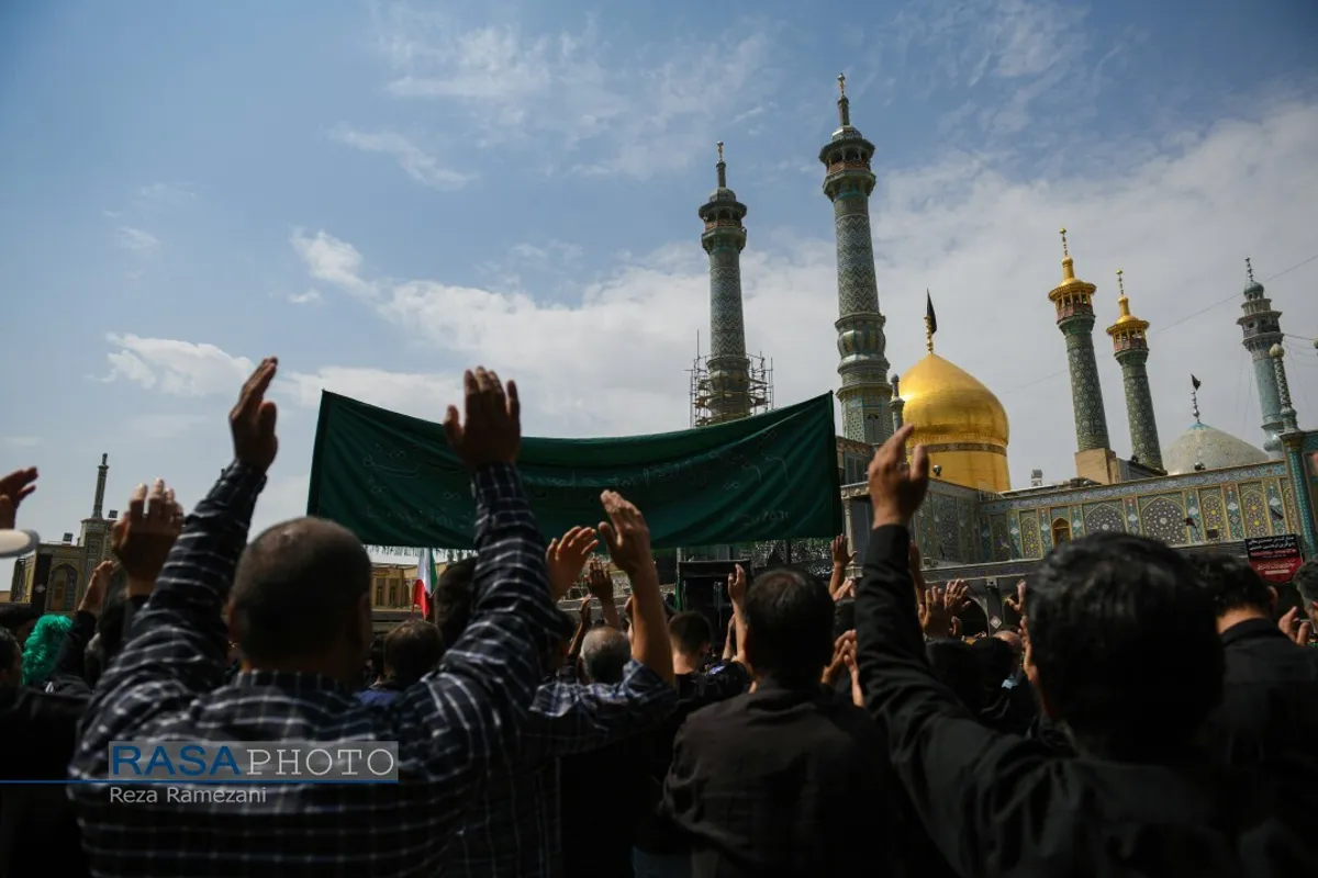 عزاداری روز ۲۸ صفر در بیوت مراجع و حرم کریمه اهلبیت (ع)