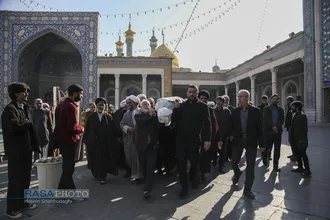 مراسم تشییع و خاکسپاری ابوالشهید حاج&zwnj;آقا عبدالله طائب