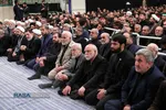 آخرین شب مراسم عزاداری حضرت اباعبدالله الحسین (علیه&zwnj;السلام) با حضور مقام معظم رهبری