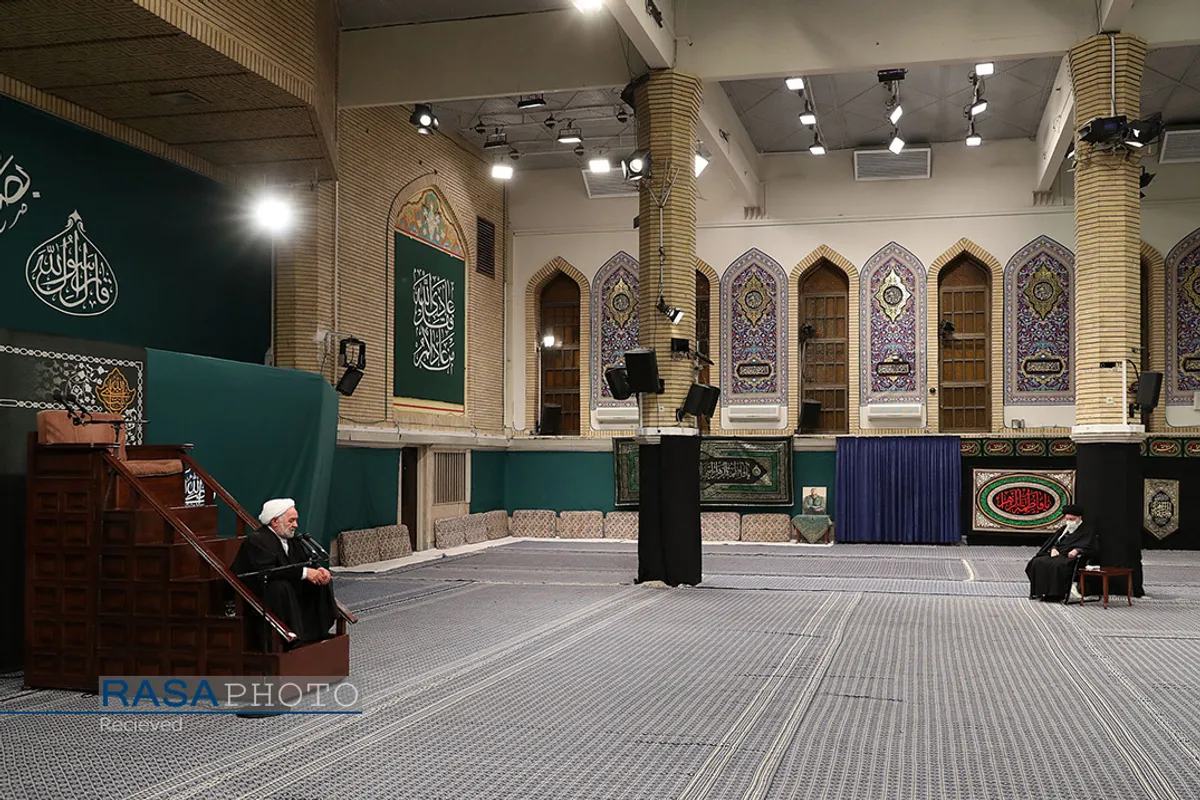 آخرین شب عزاداری فاطمیه ۱۴۴۲ در حسینیه امام خمینی (ره)