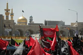 تشییع شهید و عزاداری روز شهادت حضرت امام جعفر صادق (علیه السلام) در مشهد