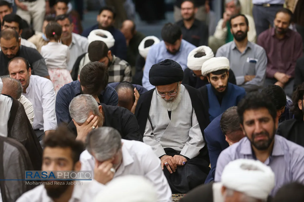 مراسم ختم آیت الله فاطمی&zwnj;نیا در مسجد اعظم قم