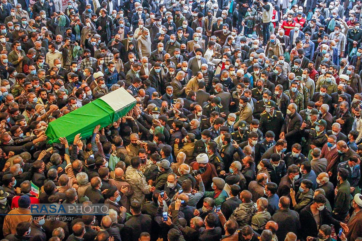 تشییع پیکر شهید علی&zwnj;اکبر رنجبر در شیراز&lrm;&lrm;