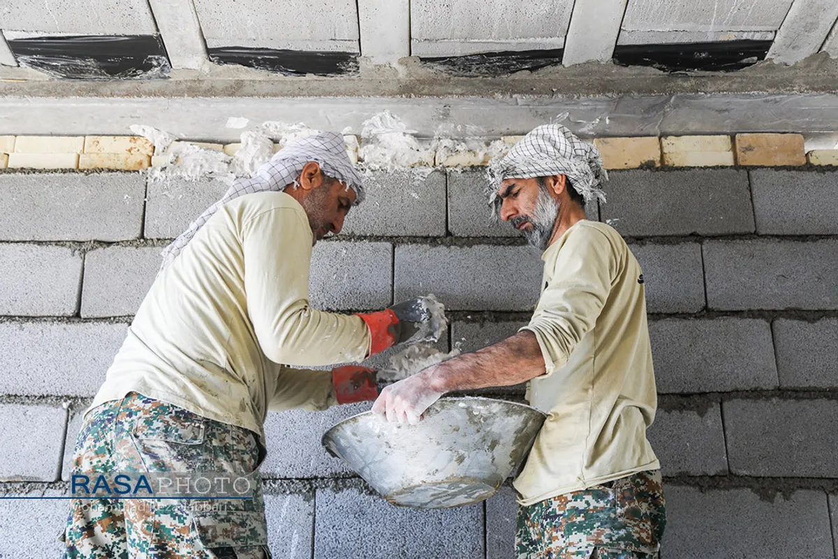 اردوی جهادی طلاب و بسیجیان قم در شهر بندر امام خمینی (سربندر)&lrm;&lrm;