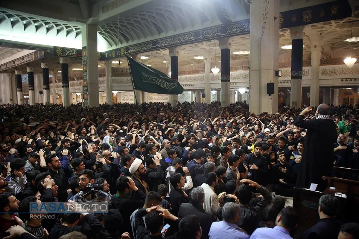 مراسم یادواره ۱۸ شهید روضه فاطمیه قم در حرم مطهر کریمه اهلبیت (س)
