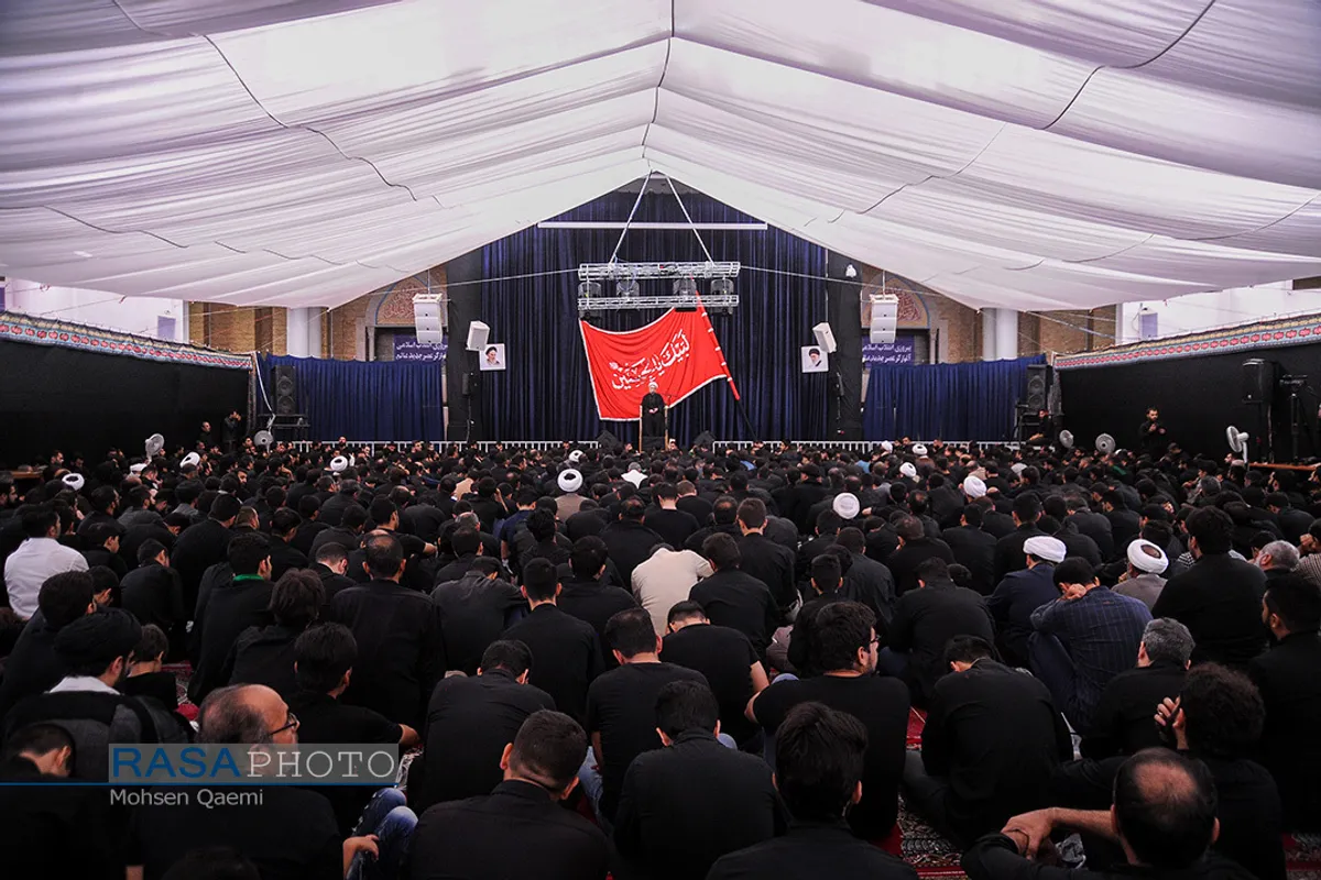 مراسم عزاداری هیئت کف العباس (ع) قم