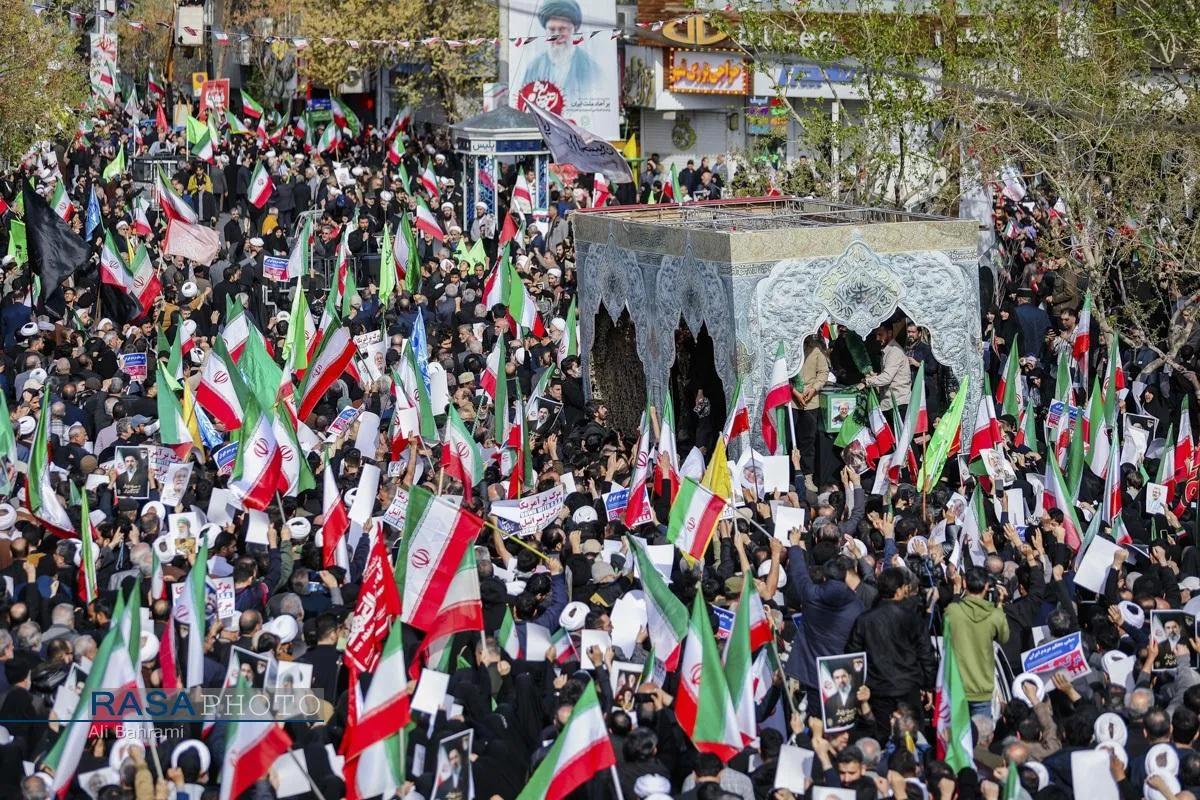 تشییع شهید دکتر علی لاریجانی در قم