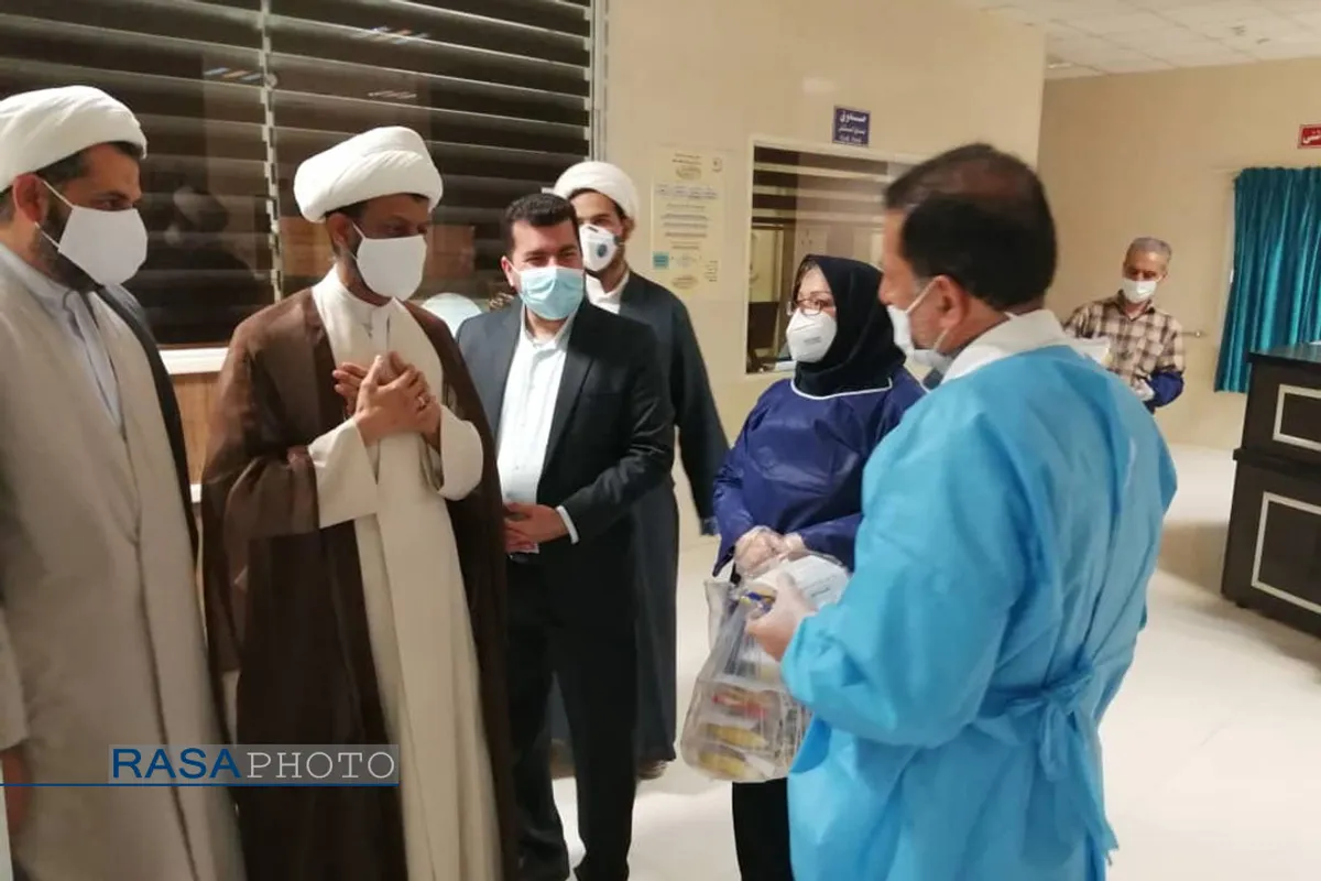 بازدید امام جمعه خرمشهر از بیمارستان آیت الله طالقانی&lrm;