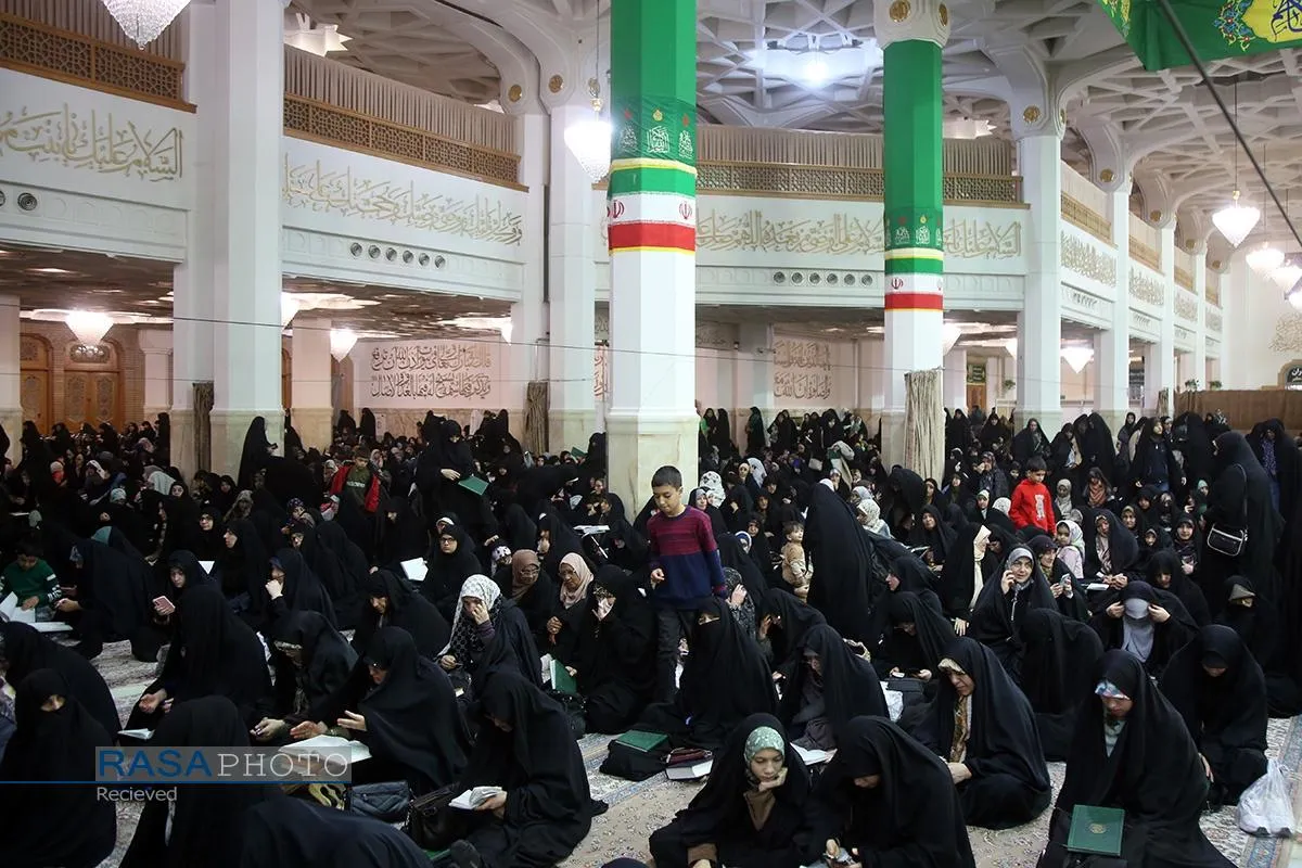 مراسم بزرگداشت آیت&zwnj;الله مصباح یزدی در حرم کریمه اهل&zwnj;بیت (س)