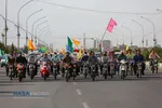 راهپیمایی خودرویی درحمایت از مردم مظلوم فلسطین&lrm; و افغانستان