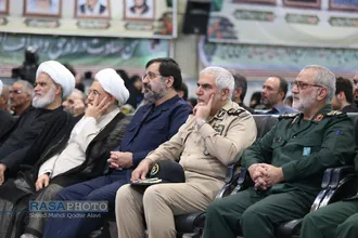 مراسم چهلم شهدای اقتدار و چهارمین یادواره شهدای جانباز استان قم