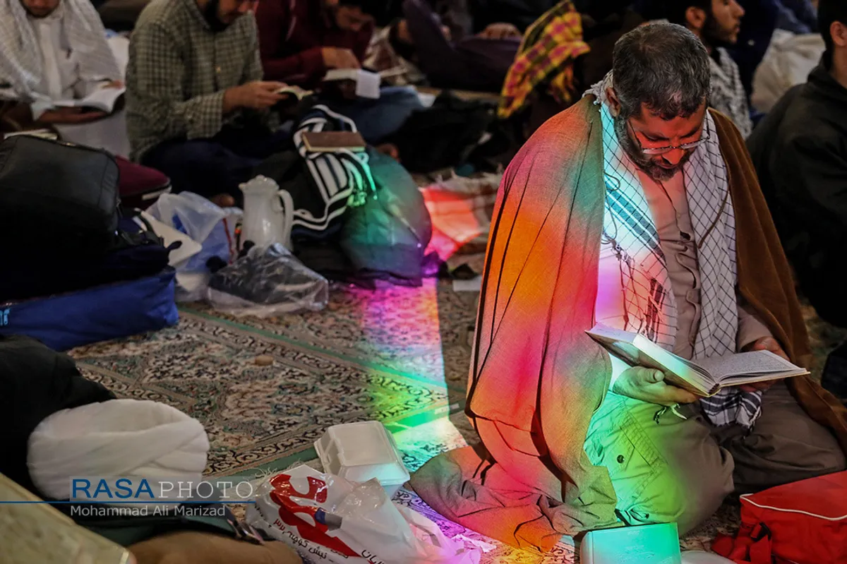 اعمال ام داود در مراسم معنوی اعتکاف | قم مسجد امام حسن عسکری