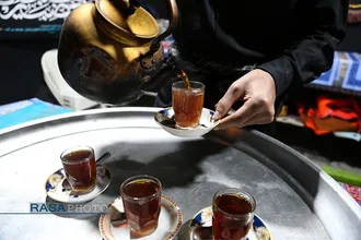ایستگاه صلواتی طلاب مدرسه علمیه رضویه گرگان در شام شهادت حضرت زهرا (س)