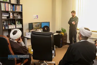 بازدید حجت الاسلام والمسلمین ربانی رئیس مرکز خدمات حوزه از خبرگزاری رسا