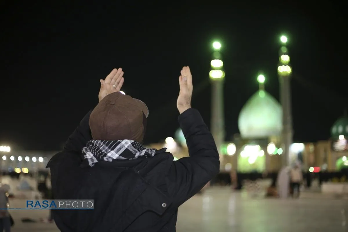 مراسم احیاء شب ۱۹ ماه مبارک رمضان در مسجد مقدس جمکران