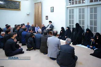 دیدار خانواده&zwnj;های شهدای خدمت با رهبر معظم انقلاب