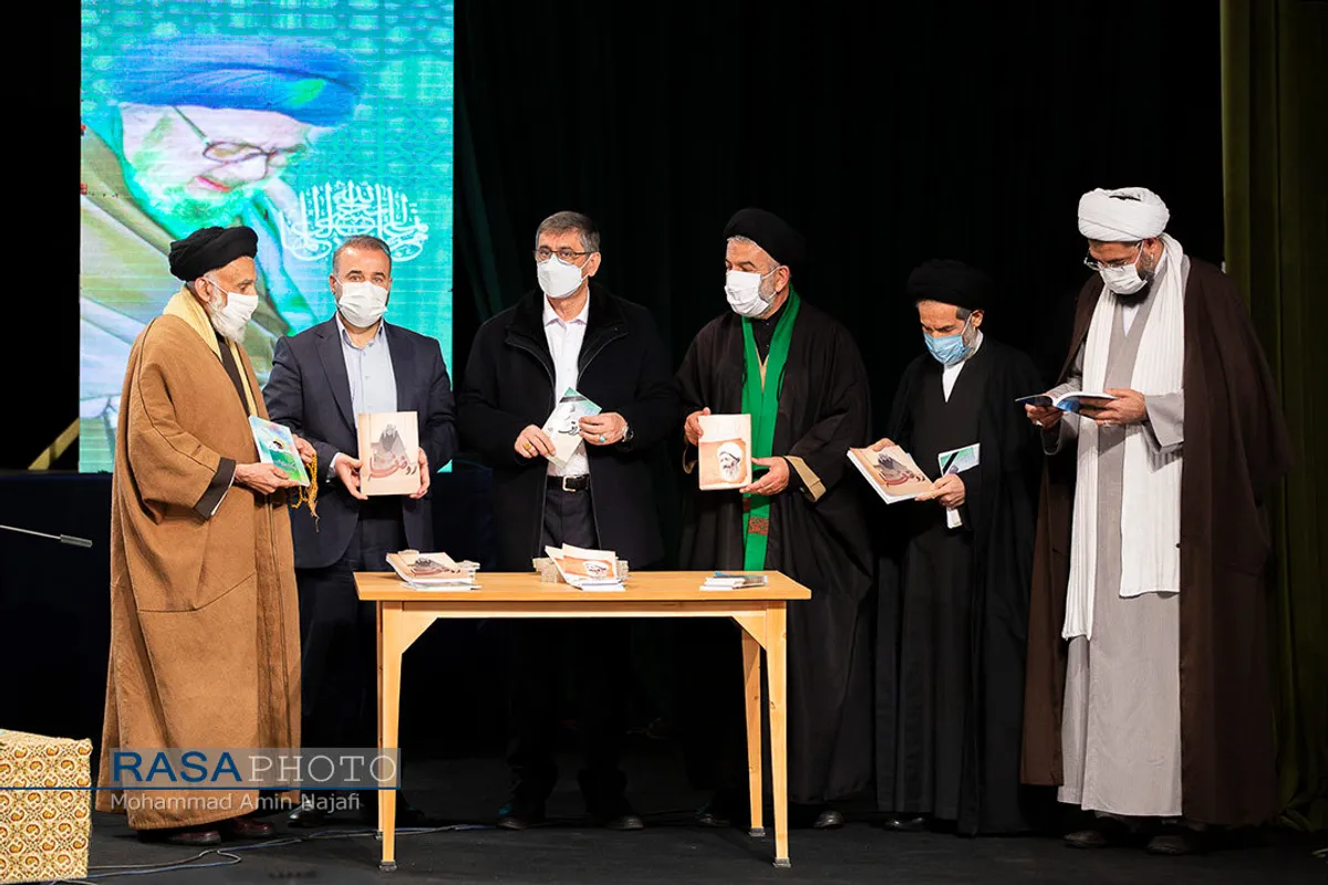 مراسم بزرگداشت مرحوم آیت الله سید رضا فاضلیان&lrm; در همدان