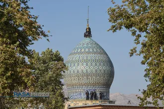 آئین تعویض پرچم حرم حضرت احمد&zwnj;بن&zwnj;موسی الکاظم (ع) در شراز