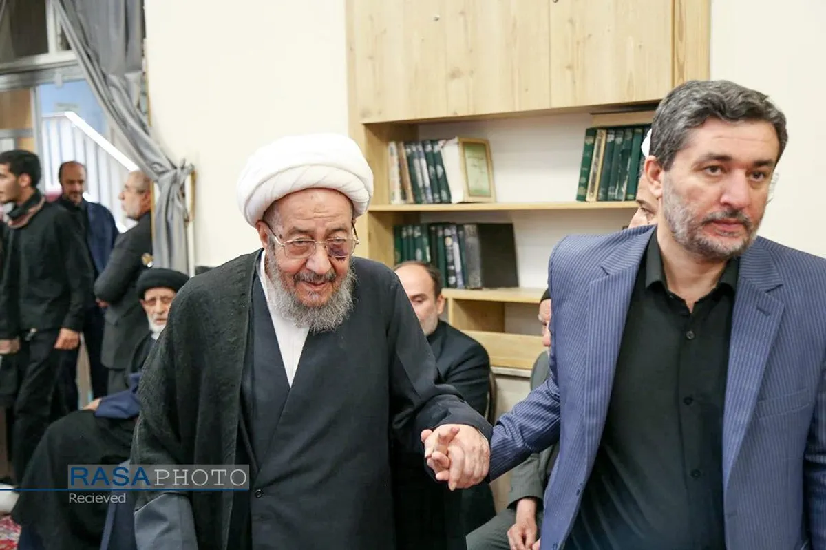 مراسم عزاداری دهه اول محرم در دفتر حضرت آیت الله مکارم شیرازی