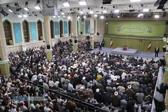 مراسم جشن میلاد حضرت صدیقه طاهره فاطمه زهرا (سلام&zwnj;الله&zwnj;علیها) با حضور رهبر انقلاب