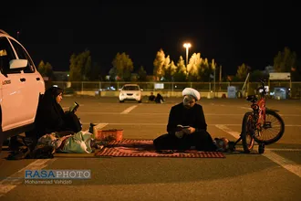 احیا شب قدر پشت در&zwnj;های بسته مسجد مقدس جمکران
