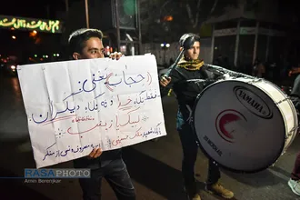عزاداری شب عاشورای حسینی در شیراز | عکس&zwnj;های منتخب خبرگزاری رسا از عزاداری دهه اول محرم ۱۳۹۸