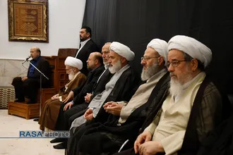 بزرگداشت شهدای غزه و اعلام حمایت از ملت فلسطین در دفتر حضرت آیت&zwnj;الله نوری همدانی