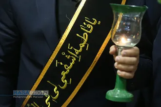 آیین شمع گردانی و خطبه خوانی شام وفات حضرت معصومه (س)