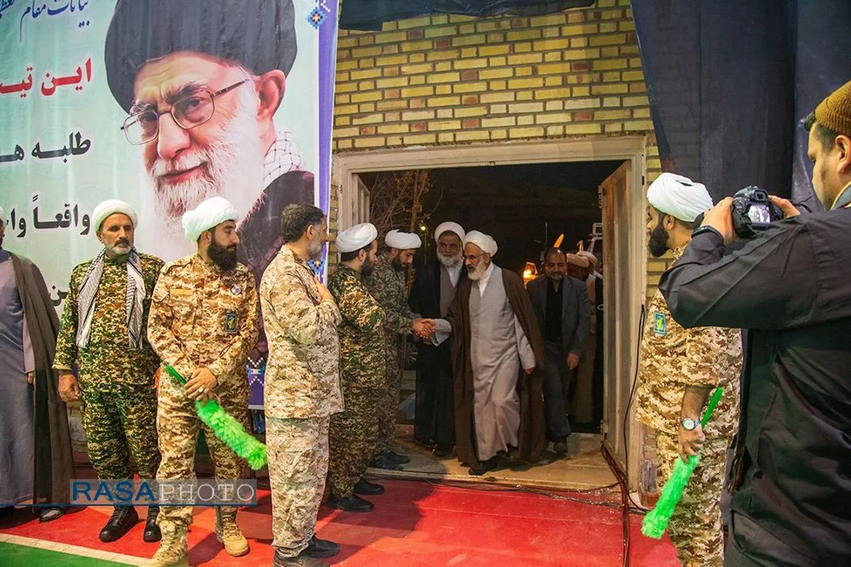 مراسم سالگرد شهادت طلبه بسیجی مدافع امنیت، حسن مختارزاده و یادواره شهدای روحانی