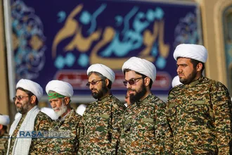 &laquo;عهد سربازی&raquo; نیرو&zwnj;های مسلح با امام زمان (عج) در جمکران&lrm;&lrm;