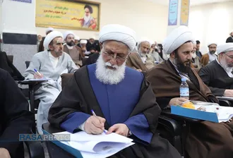افتتاحییه کمیسیون&zwnj;های سیزدهمین اجلاسیه جامعه مدرسین حوزه علمیه با علما بلاد