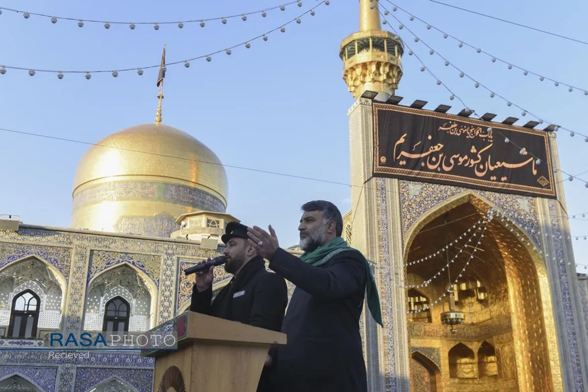 عزاداری روز شهادت حضرت امام موسی بن جعفر (علیه&zwnj;السلام) در حرم مطهر رضوی